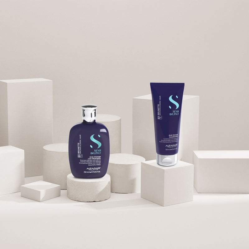 Alfaparf Milano Semi Di Lino Brunette Anti-Orange Low Shampoo 250ml