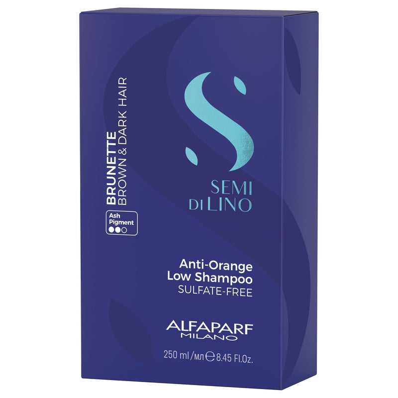 Alfaparf Milano Semi Di Lino Brunette Anti-Orange Low Shampoo 250ml