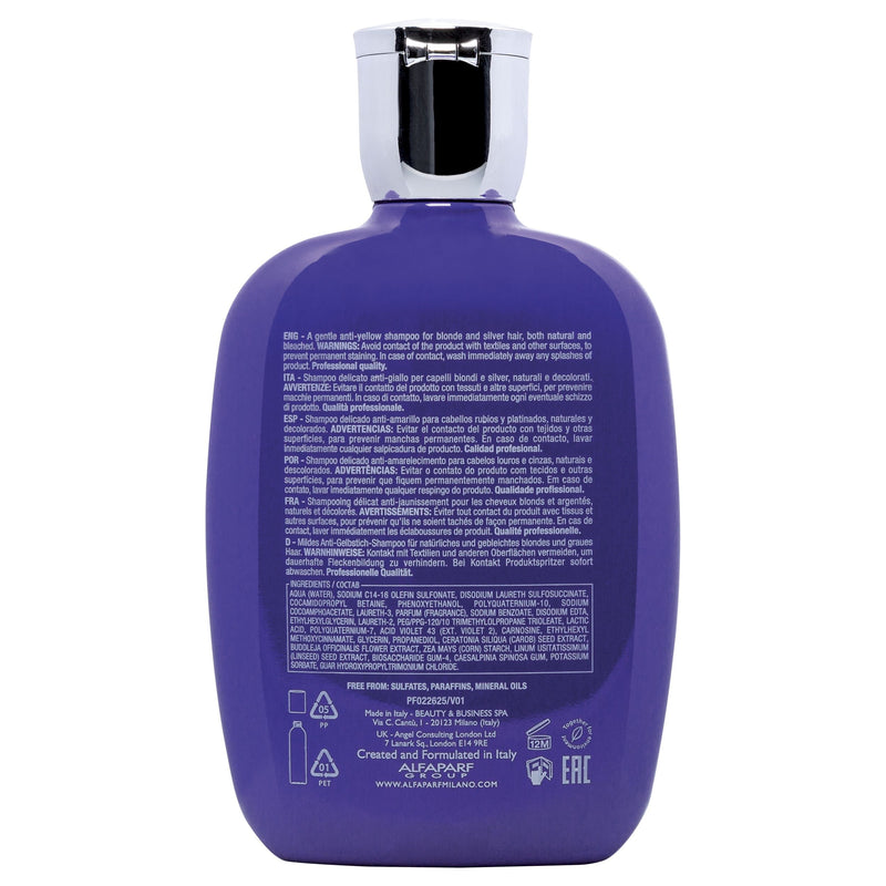 Alfaparf Milano Semi Di Lino Blonde Anti-Yellow Low Shampoo 250ml