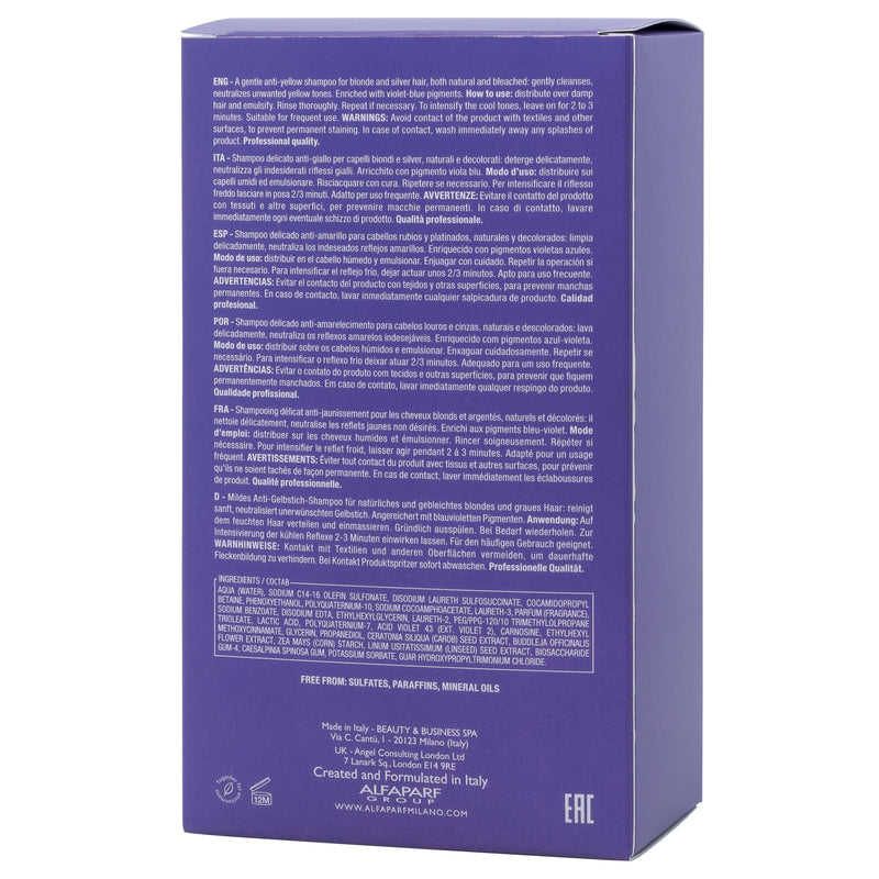 Alfaparf Milano Semi Di Lino Blonde Anti-Yellow Low Shampoo 250ml