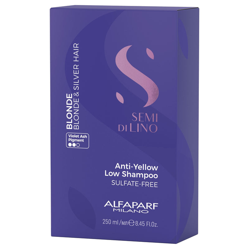 Alfaparf Milano Semi Di Lino Blonde Anti-Yellow Low Shampoo 250ml