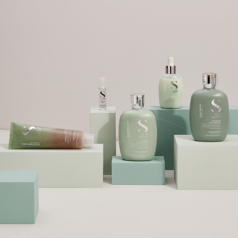 Alfaparf Milano Semi Di Lino Scalp Rebalance Purifying Low Shampoo For Dry & Oil Dandruff 250ml