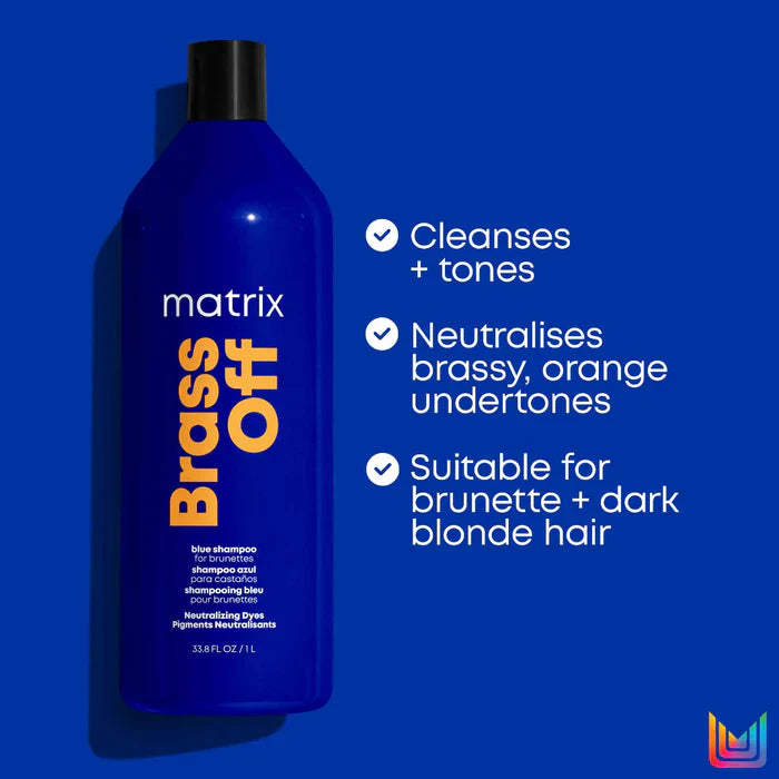 Matrix Total Results Brass Off Blue Toning Shampoo 1 Litre