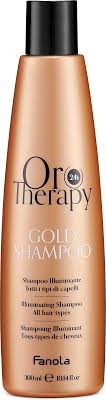 Fanola Oro Therapy Gold Illuminating Shampoo Keratin and Argan 300ml