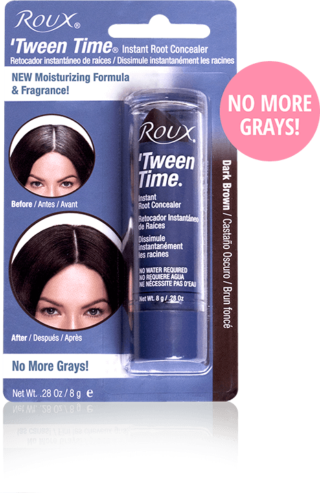 Roux Tween Time Touch Up Hair Colour Crayons Dark Brown 8gr