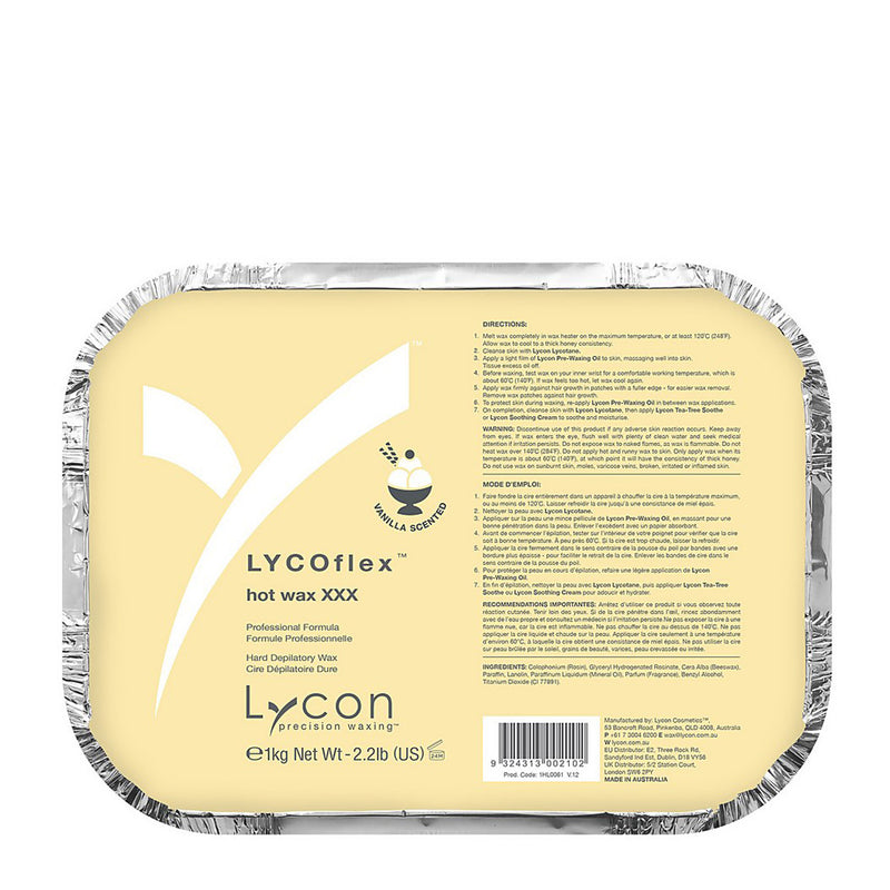 LYCON Lycoflex Vanilla Hot Wax 1kg