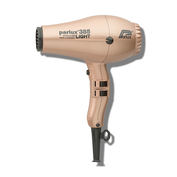 Parlux 385 Power Light Ceramic & Ionic Hair Dryer Light Gold