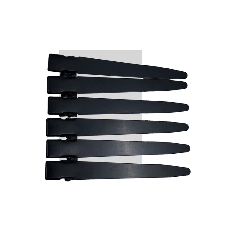 Santorini Flat Metal Clip 6 Pieces