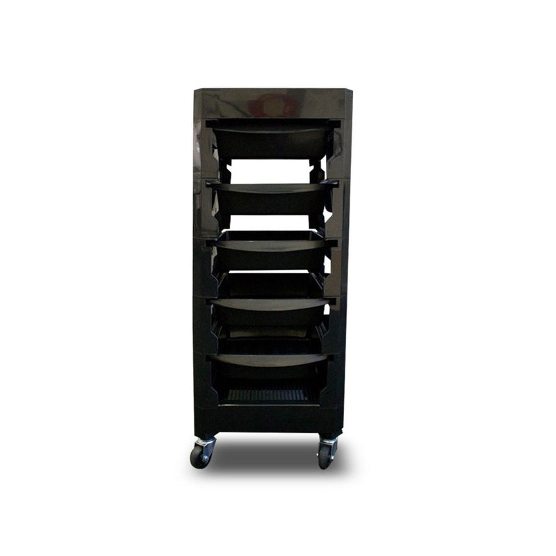 Emma 6 Tier Trolley Black - Beautopia Hair & Beauty