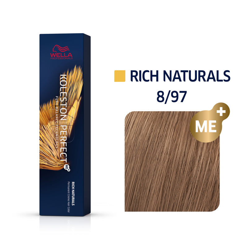 Wella Koleston Perfect Permanent Hair Colour 8/97 Light Blonde Cendre Brown 60g