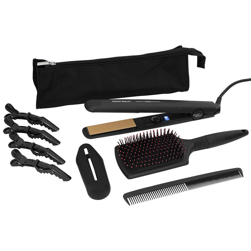 Silver Bullet Keratin 230 Ceramic Hair Straightener 25mm