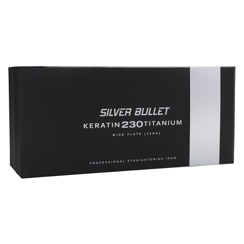 Silver Bullet Keratin 230 Titanium Hair Straightener 38mm Wide Plate