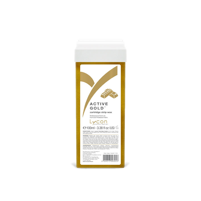 Lycon Active Gold Strip Wax Cartridge 100ml