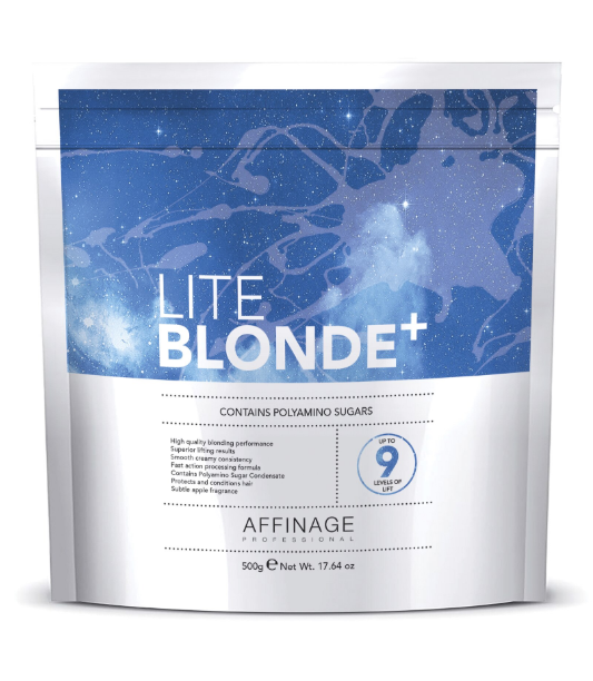 Affinage Lite Blonde+ Professional Hair Lightening Powder Bleach 500g