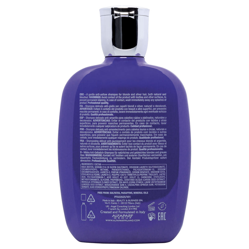 Alfaparf Milano Semi Di Lino Anti-Yellow Low Shampoo 250ml - Salon Style