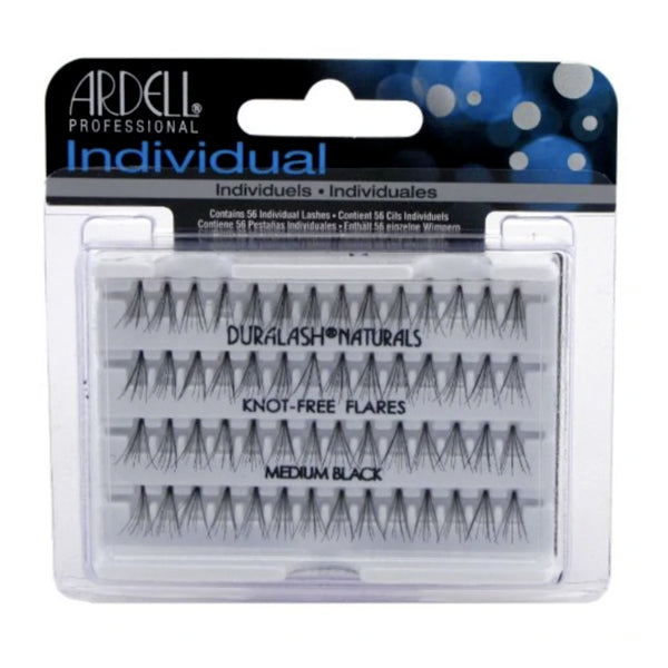 Ardell Duralash Individual Natural Knot-Free Flare Lashes Medium Black