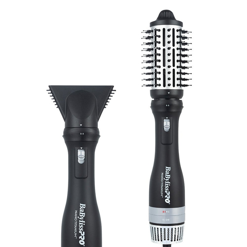 Babyliss Pro Nano Titanium Detachable 2 In 1 Hot Air Brush and Dryer