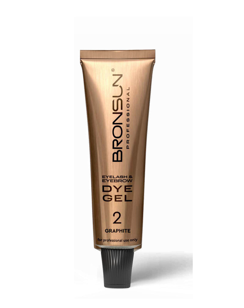 Bronsun Eyelash & Eyebrow Dye Gel 2 Graphite 15ml