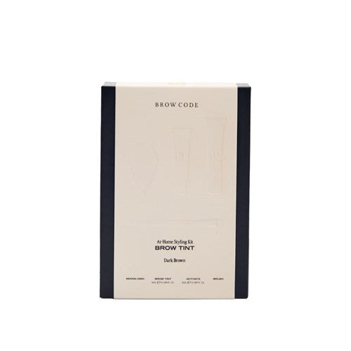 Brow Code At-Home Brow Tint Kit Dark Brown