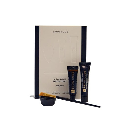 Brow Code At-Home Brow Tint Kit Dark Brown