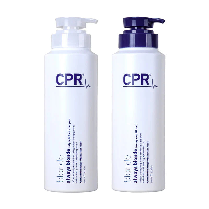 CPR Vitafive Blonde Always Blonde Shampoo & Conditioner Duo 900ml
