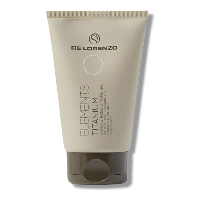 De Lorenzo Elements Titanium Super Strong Styling Gel 100g
