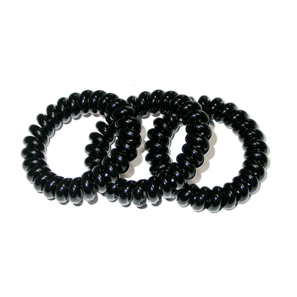 Ez Bobble Hair Tie Black Large Single