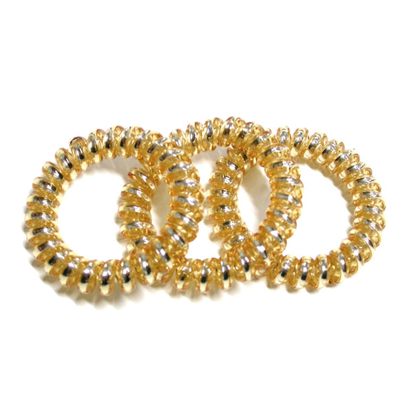Ez Bobble Hair Tie Gold Large Single
