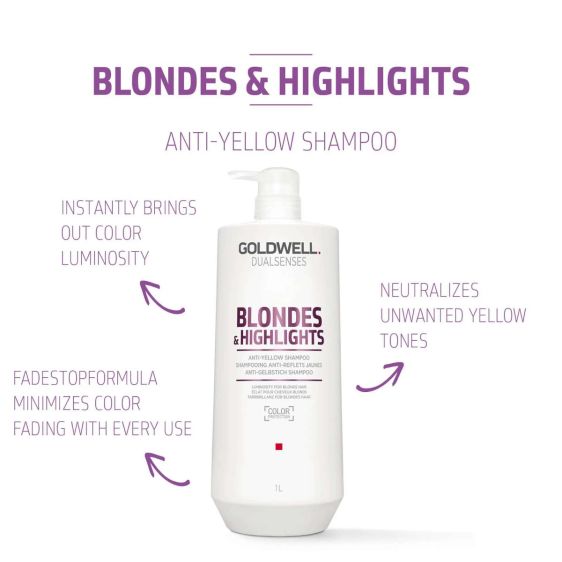 Goldwell Dualsenses Blondes & Highlights 1 Litre Shampoo and Conditioner Duo