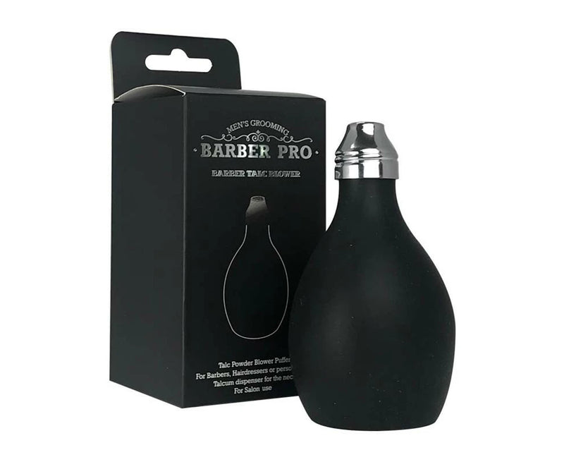 Barber Pro Talc Blower Puffer Black