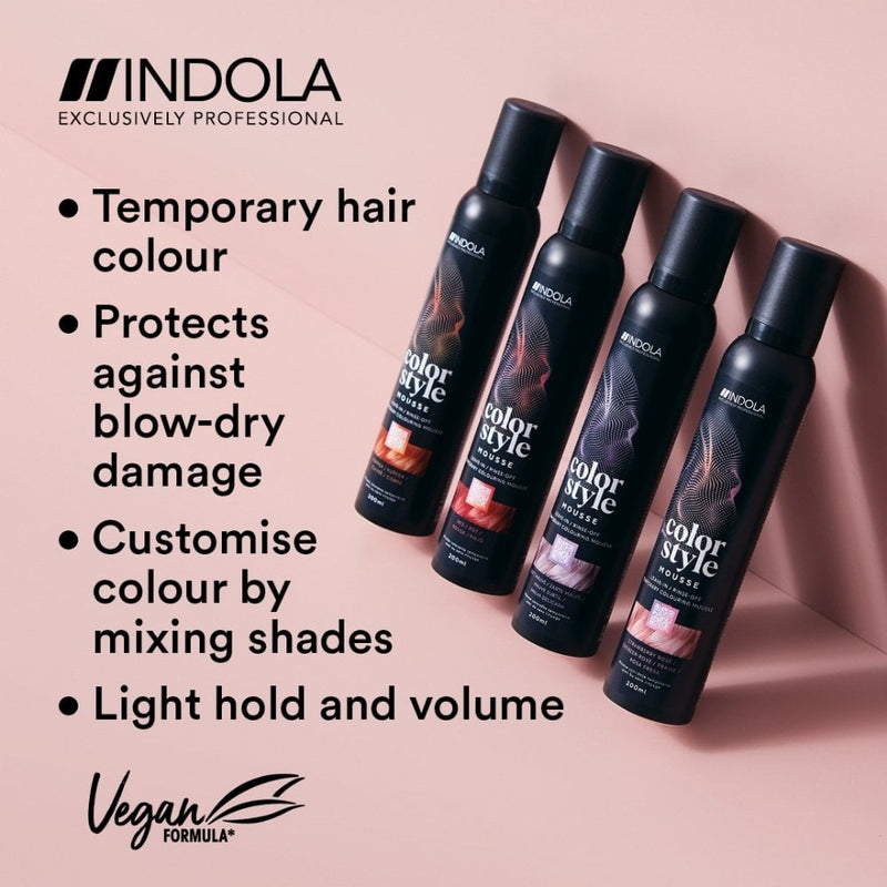 Indola Colour Style Mousse Anthracite 200ml