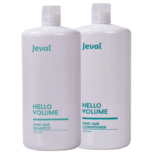 Jeval Hello Volume Fine Hair Shampoo & Conditioner Duo 1 Litre
