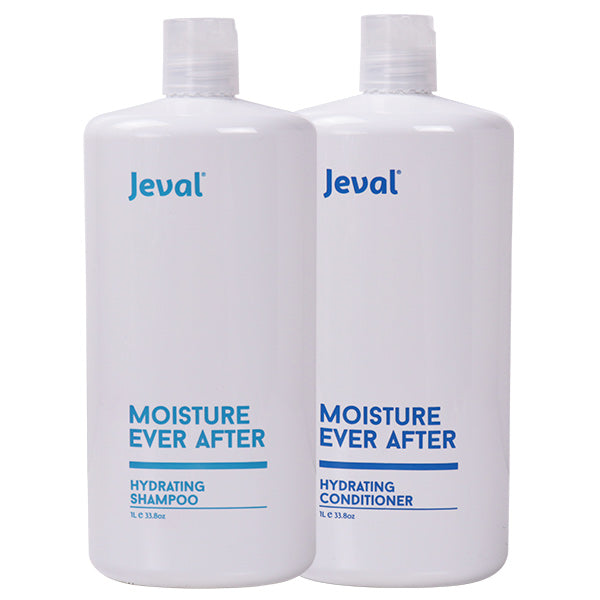 Jeval Moisture Ever After Hydrating Shampoo & Conditioner Duo 1 Litre ...