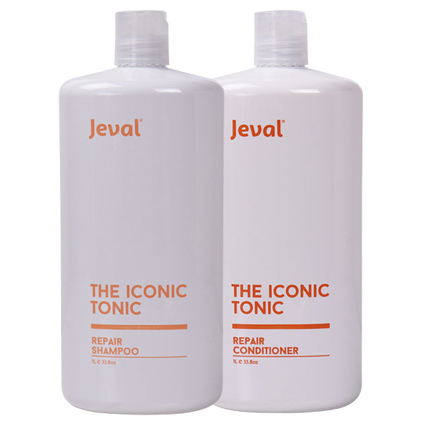 Jeval Iconic Tonic Repair Shampoo & Conditioner Duo 1 Litre