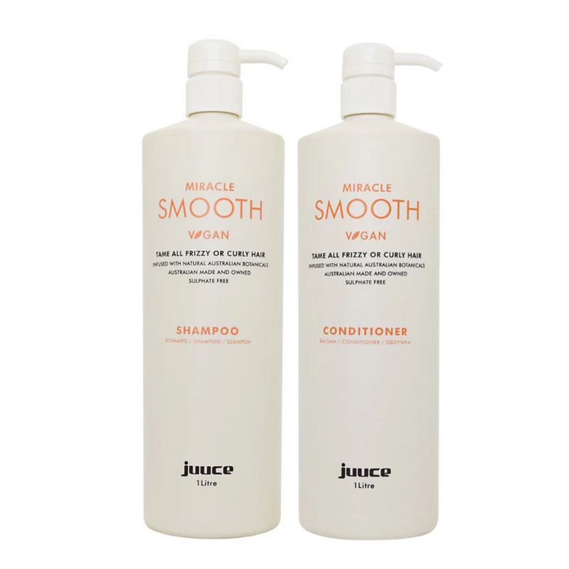 Juuce Miracle Smooth Shampoo & Conditioner Duo 1 Litre