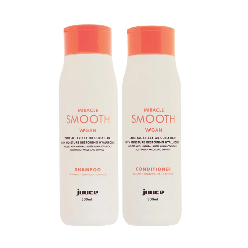 Juuce Miracle Smooth Shampoo & Conditioner Duo 300ml