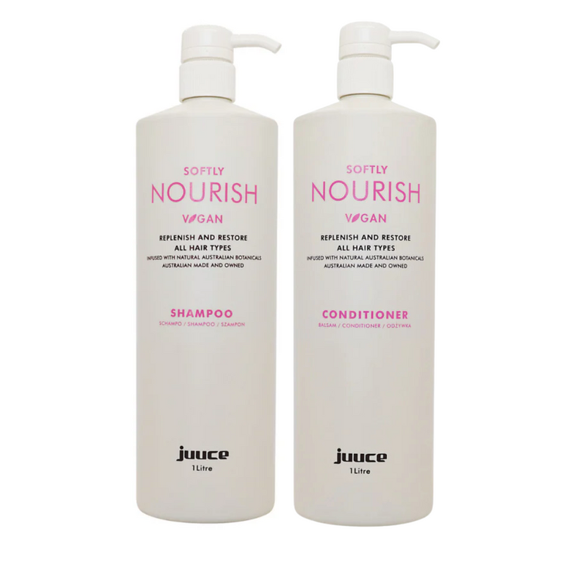 Juuce Softly Nourish Shampoo & Conditioner Duo 1 Litre
