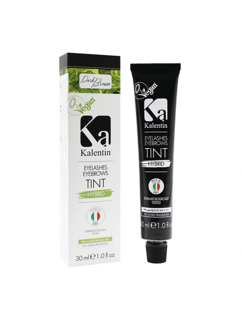 Kalentin Hybrid Eyebrow & Eyelash Tint Dark Brown 30ml