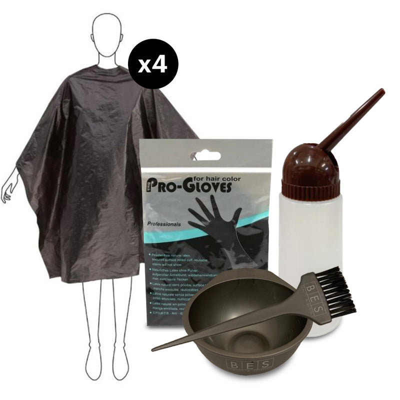 Santorini Hair Tint Kit with Disposable Capes
