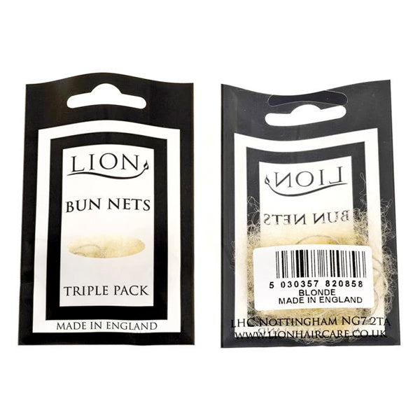 Lion Bun Net Blonde 3 Pack