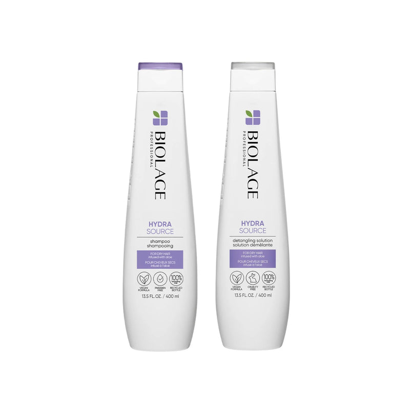 Matrix Biolage Hydra Source For Dry Hair Shampoo & Conditioner 400ml Gift Pack