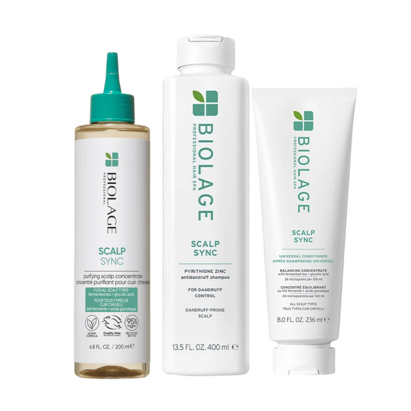Matrix Biolage Scalp Sync Dandruff Prone Scalp Care Trio Bundle