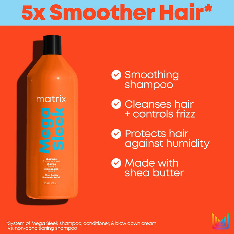 Matrix Total Results Mega Sleek Shampoo & Conditioner Duo 1 Litre