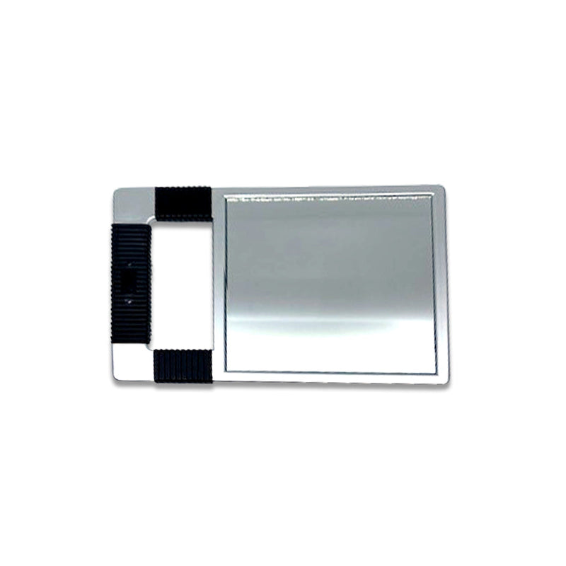 Santorini Hand Held Mirror Silver With Handle