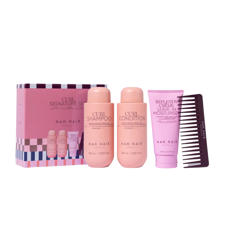 NAK Hair Signature Holiday Curl Trio Gift Pack
