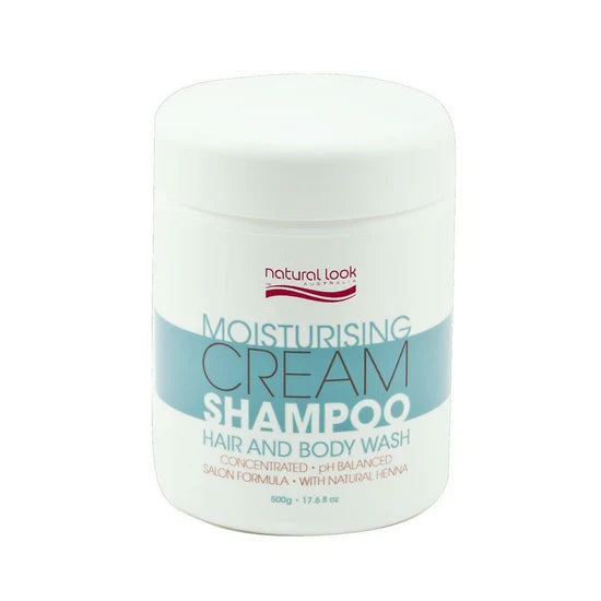 Natural Look Moisture Cream Shampoo With Henna 500g