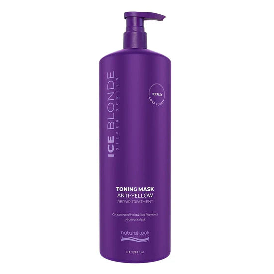 Natural Look Silver Screen Ice Blonde Toning Mask 1 Litre