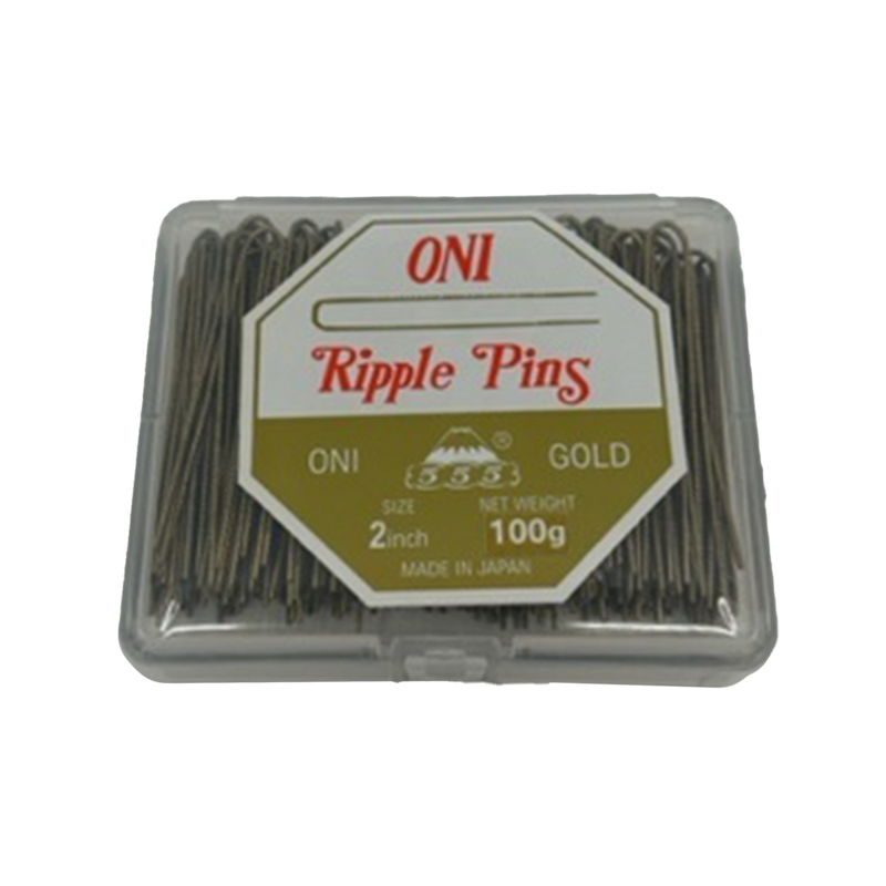 555 Oni Ripple Pins 2" (51mm) 100gms Gold