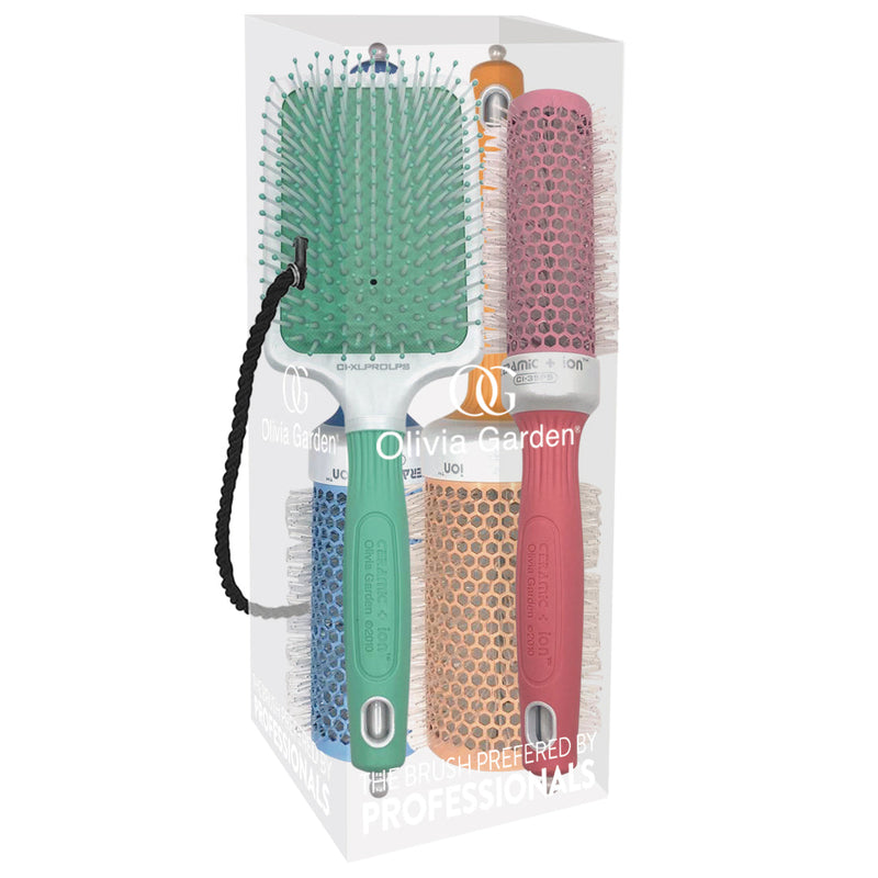 Olivia Garden Pastels Brush Box Set 4 Piece