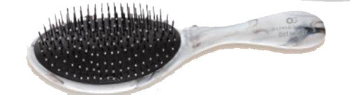 Olivia Garden Marble Detangler Medium-Thick Hair White